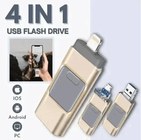 FlashDrive - 4 in 1 Speicherstick für alle Geräte-Dalson-Dalson.ch