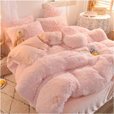FluffyDuvet - Der kuscheligste Bettanzug-Dalson-Pink-1.4m Matratze-Dalson.ch