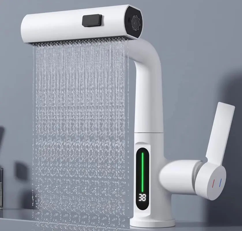 EleganceFlow - Der luxuriöse Wasserhahn-Dalson-Weiß-Dalson.ch