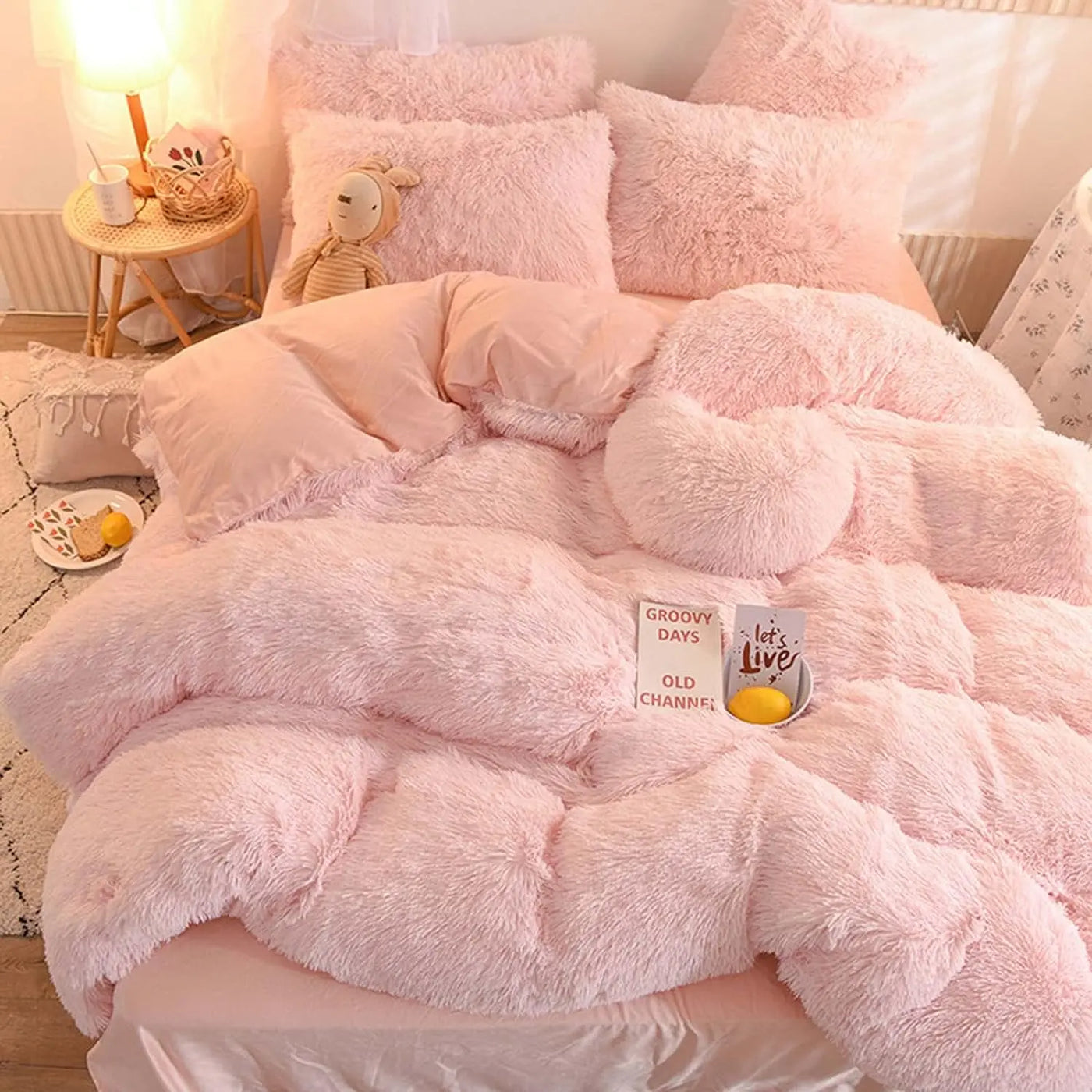FluffyDuvet - Der kuscheligste Bettanzug-Dalson-Pink-1.2m Matratze-Dalson.ch