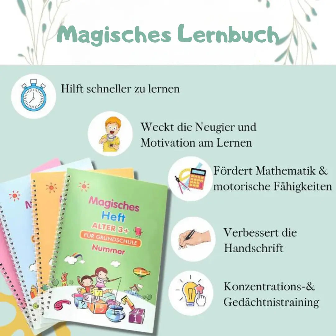 Magisches Lernbuch - 4 magische im Set-0-Dalson-Dalson.ch