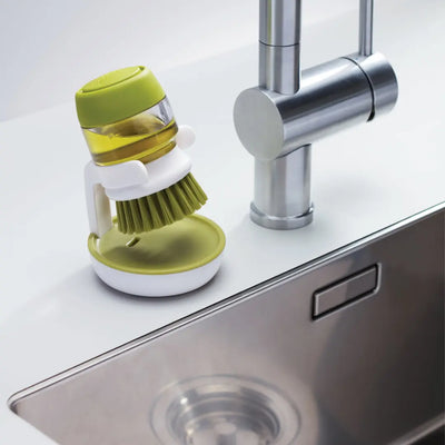 CleanScrub - Abwaschbürste mit Flüssigkeitsspender-Dalson-1 Stk. Grün-Dalson.ch