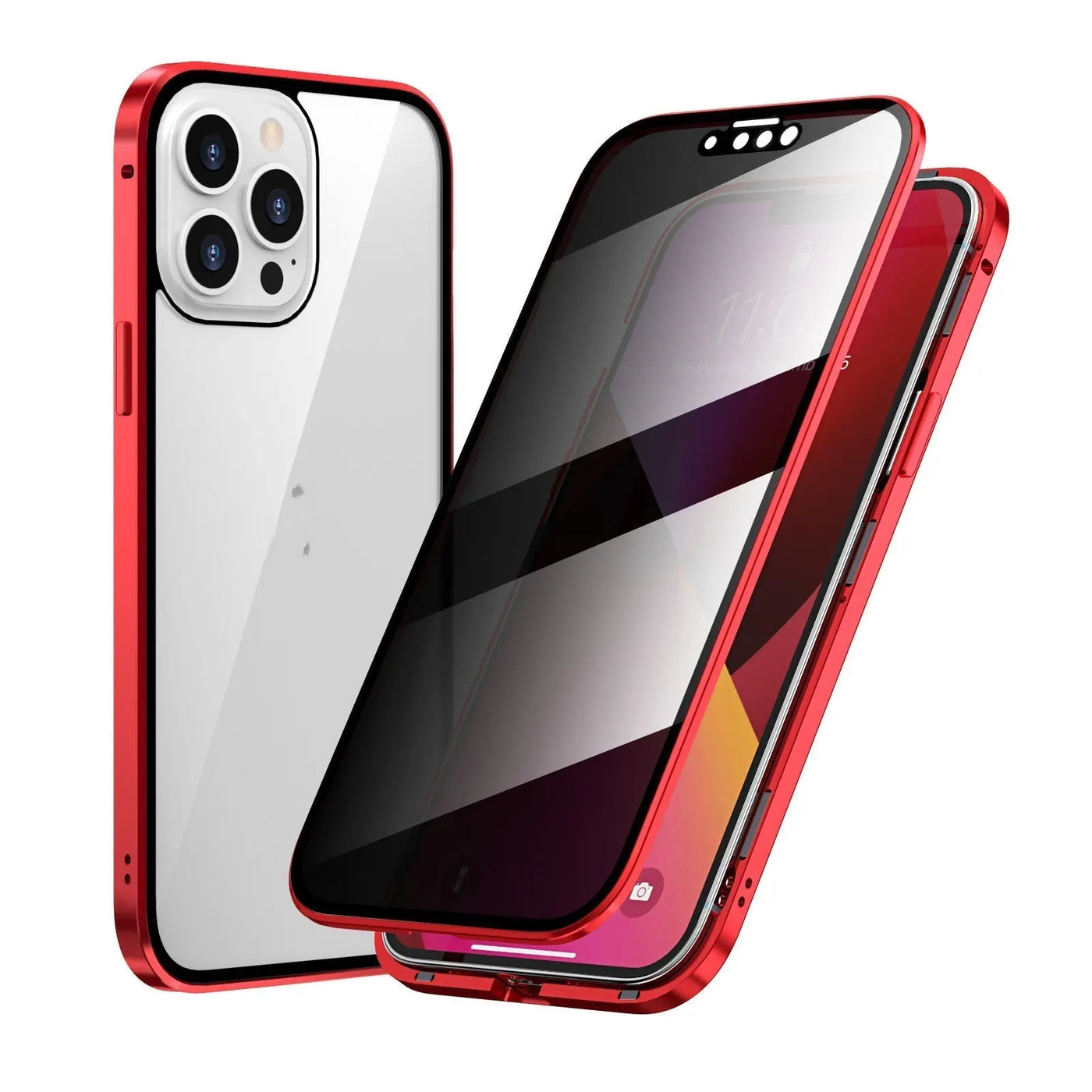 PrivacyCase für iPhone-Dalson-Rot-iPhone 11-Dalson.ch