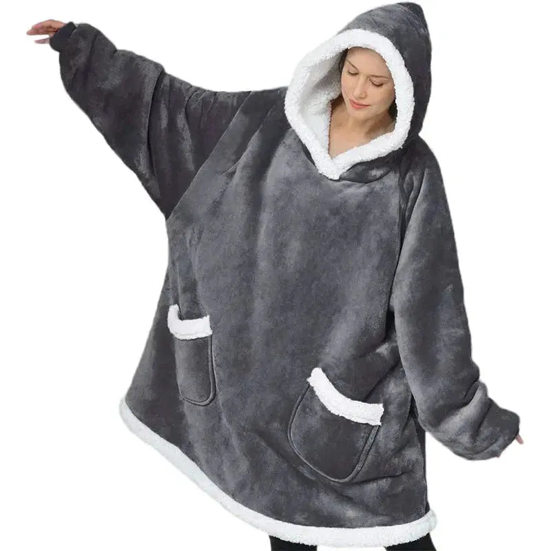 The Hoodie - Der XXL Hoodie für kalte Tage-Dalson-Grau / Länge 90cm-Dalson.ch