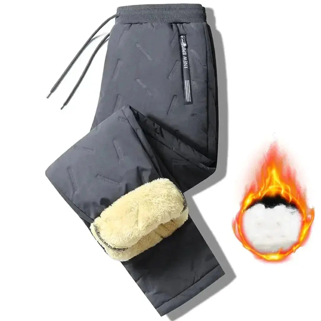 NorthWind - Gefütterte Winterhose-Dalson-S-Grau-Ohne Fuss-Elast-Dalson.ch