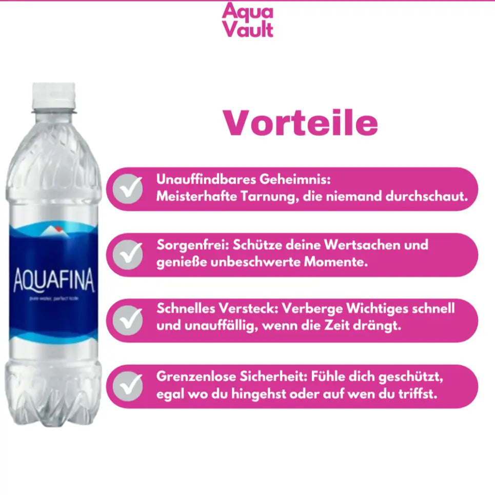 AquaVault - Fake Wasserflasche-Dalson-Dalson.ch