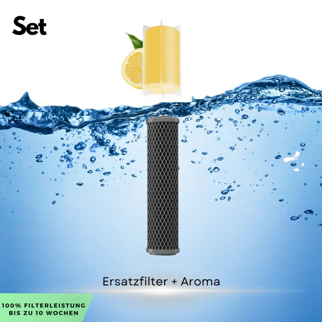 AquaCalm - Handbrausekopf mit Filtersystem-Dalson-Ersatzfilter-Grau-Dalson.ch