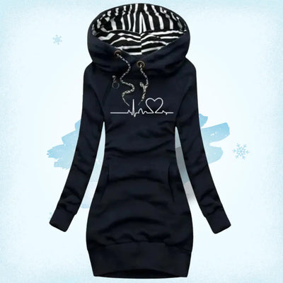 CozyHeart - Der Hoodie mit Herzschlag-Dalson-Blau-S-Dalson.ch