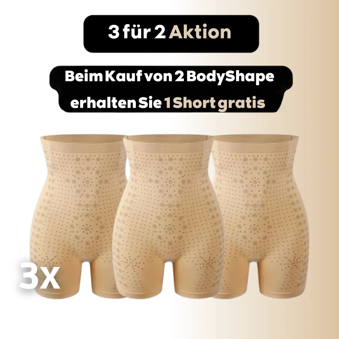 BodyShape - Sofort zum Traumkörper-Dalson-3 x BodyShape / 2 + 1 Gratis-S (40kg - 60kg)-Beige-Dalson.ch