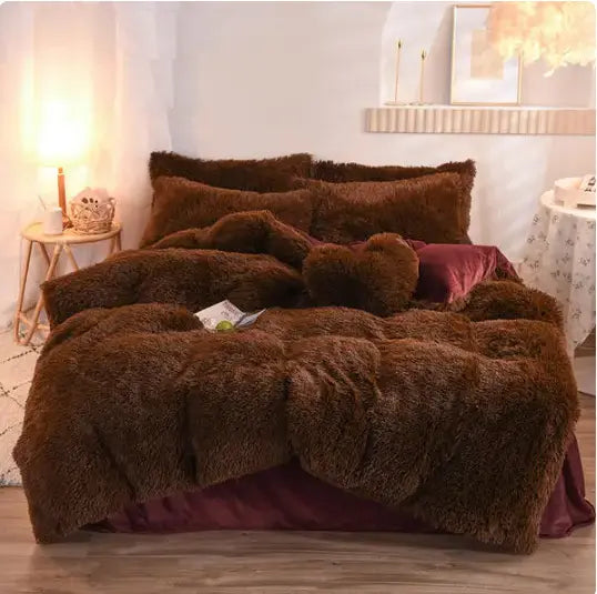 FluffyDuvet - Der kuscheligste Bettanzug-Dalson-Braun-1.2m Matratze-Dalson.ch