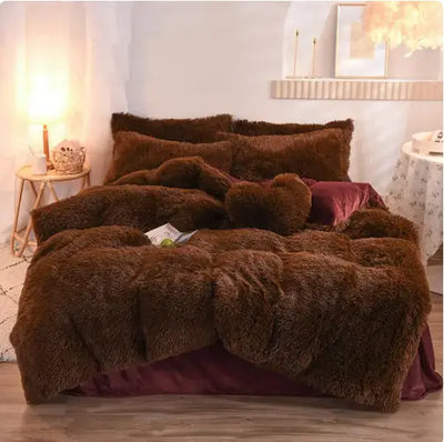 FluffyDuvet - Der kuscheligste Bettanzug-Dalson-Braun-1.2m Matratze-Dalson.ch