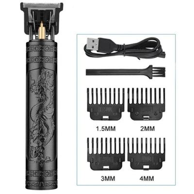 Shaver - Dein Rasierer für Bart und Haare-Dalson-Drachen Schwarz-Dalson.ch