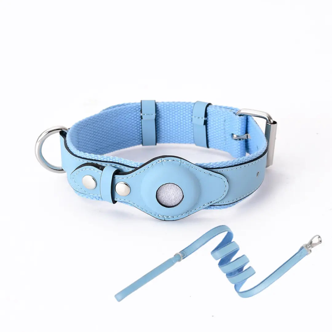 AirTrack Hundehalsband - Weltweit ohne Abonnement!-0-Dalson-Blau-S (24-32cm)-Halsband & leine-Dalson.ch