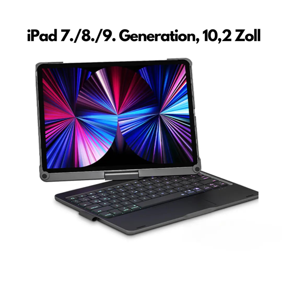 ICase - Mehr Anwendung für dein IPad-Dalson-Schwarz-iPad 9th/8th/7th Gen 10.2 Zoll (2019/2020/2021)-Dalson.ch