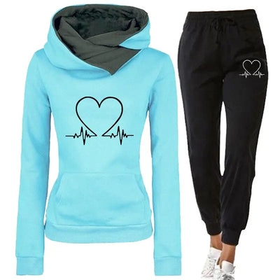 Heartbeat - Kuscheliger Jogginganzug Unisex-Dalson-Blau-S-Dalson.ch
