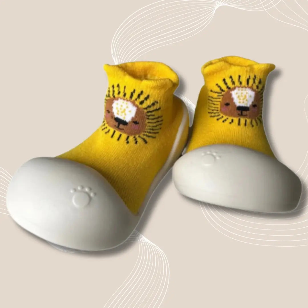 Froggy - Die Schuhe für die ersten Monate-Dalson-Gelb-5-9 Monate-Dalson.ch