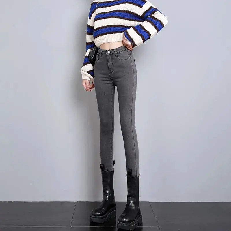 ThermoJeans - Stylisch & trotzdem warm-Dalson-Grau-S-Dalson.ch
