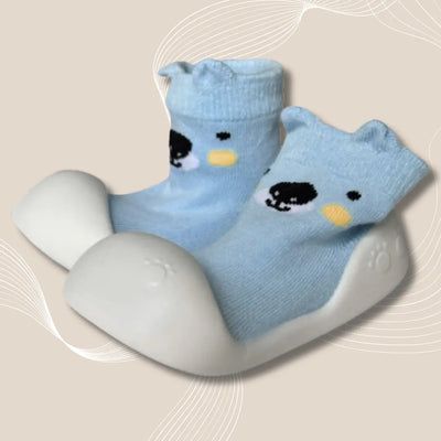 Froggy - Die Schuhe für die ersten Monate-Dalson-Hellblau-5-9 Monate-Dalson.ch