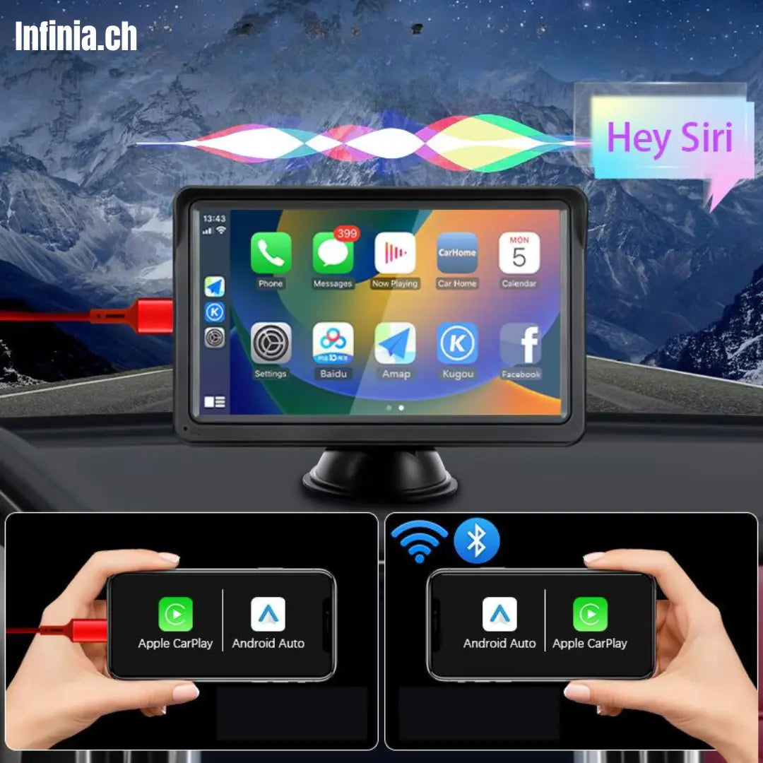 CarStream™ - Carplay für jedes Auto + kostenlose Rückfahrkamera-Dalson-Dalson.ch