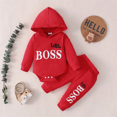 Little Boss Set - Kuschelig & stylisch-Dalson-0-3 Monate-Rot-Dalson.ch