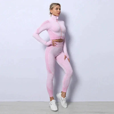 GymWoman - 3 teiliges Set-Dalson-Pink-S-Dalson.ch