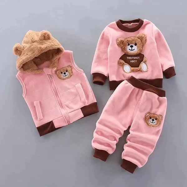 Teddys Babytrainer - Süss & flauschig-Dalson-Rosa-6-12M-Dalson.ch