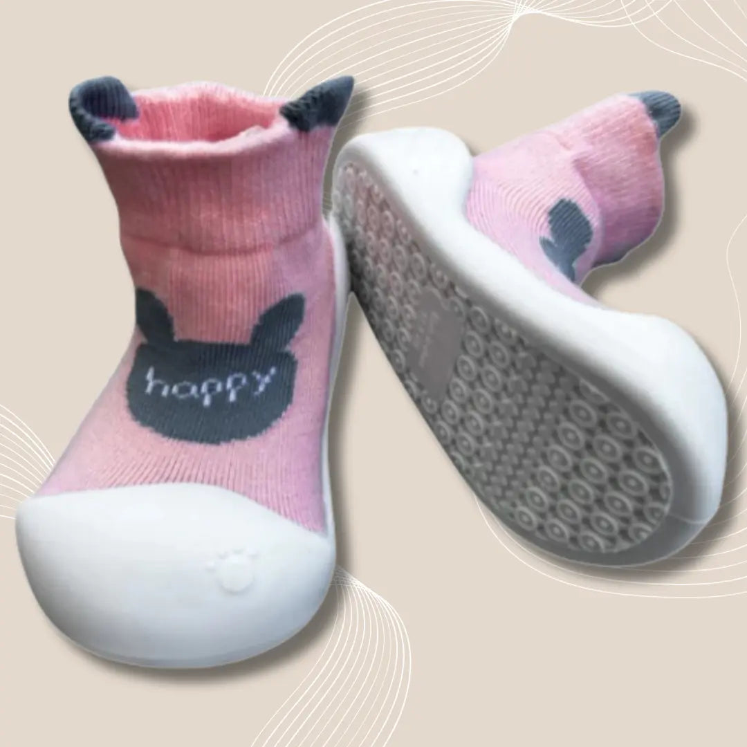 Froggy - Die Schuhe für die ersten Monate-Dalson-Rosa-5-9 Monate-Dalson.ch