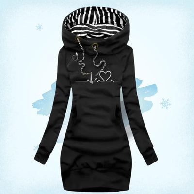 CozyHeart - Der Hoodie mit Herzschlag-Dalson-Schwarz-S-Dalson.ch