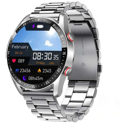 Multi SmartWatch - Mit Dolby Lautsprecher-Dalson-Edelstahl Silber-Dalson.ch