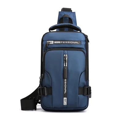 Crossbody Tasche - 4 in 1 flexibel tragen-0-Dalson-Blau-Dalson.ch