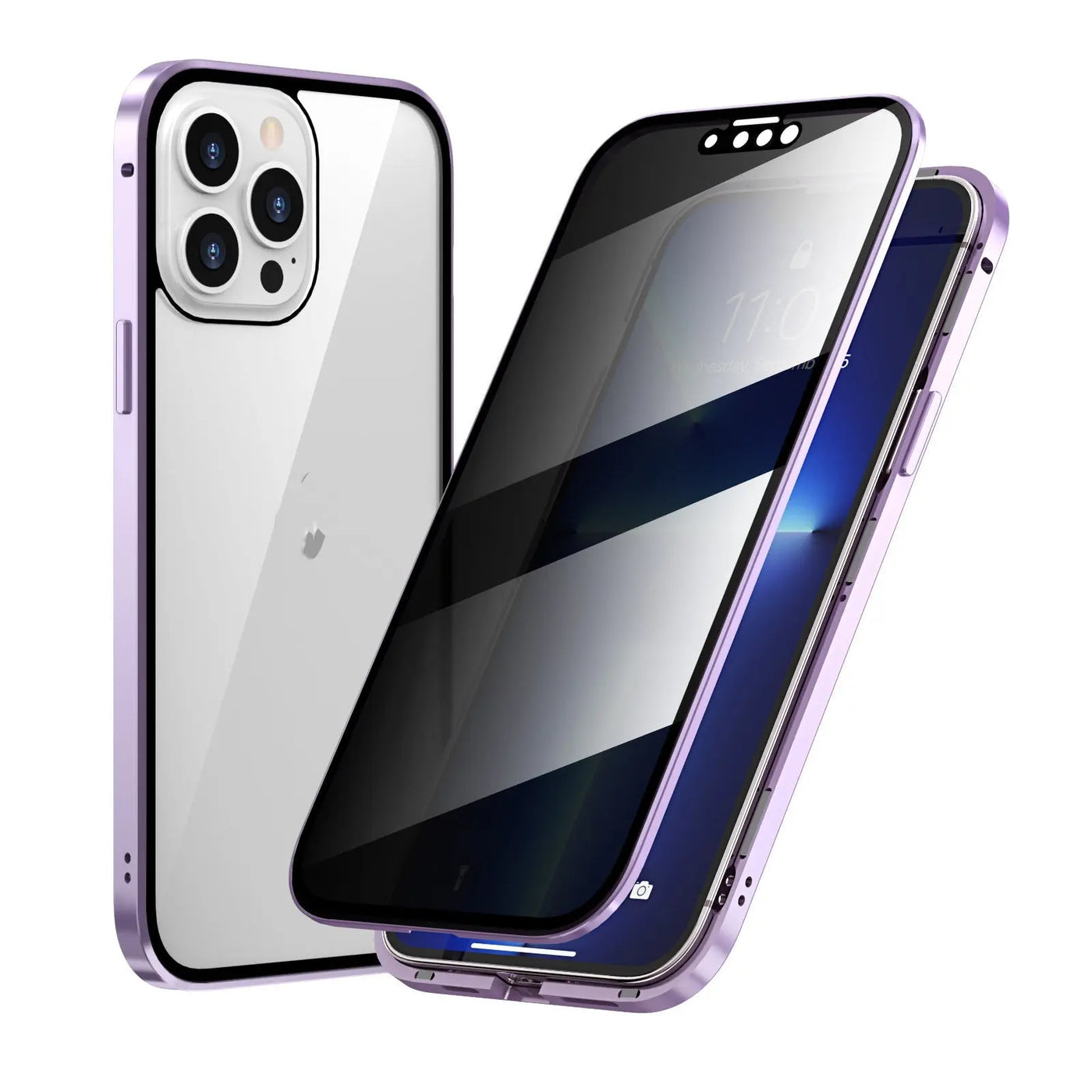 PrivacyCase für iPhone-Dalson-Lila-iPhone 11-Dalson.ch