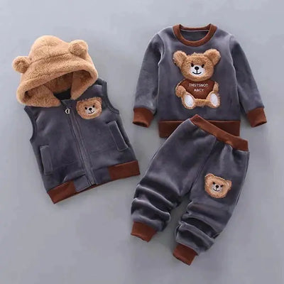 Teddys Babytrainer - Süss & flauschig-Dalson-Grau-6-12M-Dalson.ch