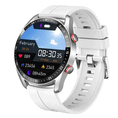 Multi SmartWatch - Mit Dolby Lautsprecher-Dalson-Silikon Weiss-Dalson.ch