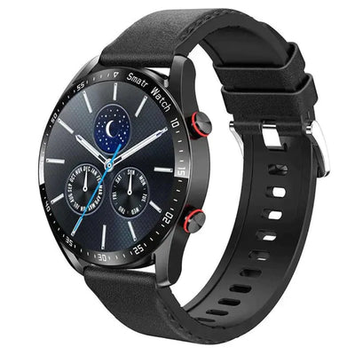 Multi SmartWatch - Mit Dolby Lautsprecher-Dalson-Leder Schwarz-Dalson.ch