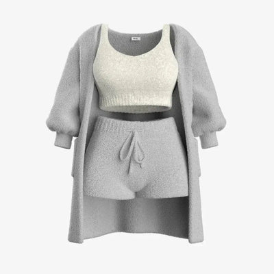 CosySet - Sooo flauschig!-Dalson-Grau-S-3 Stück SET-Dalson.ch