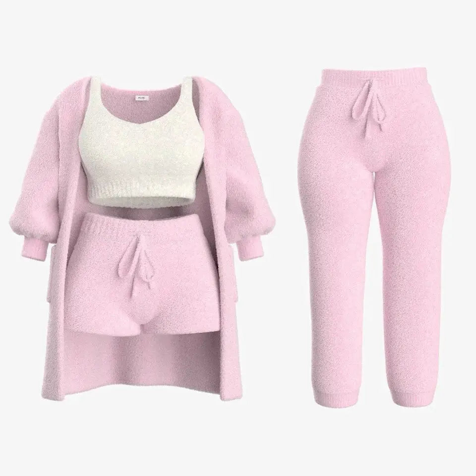 CosySet - Sooo flauschig!-Dalson-Rosa-S-4 Stück SET-Dalson.ch