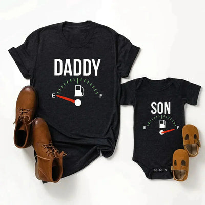 Daddy & Sohn Outfit-Dalson-Body 0-3M-Schwarz-Dalson.ch