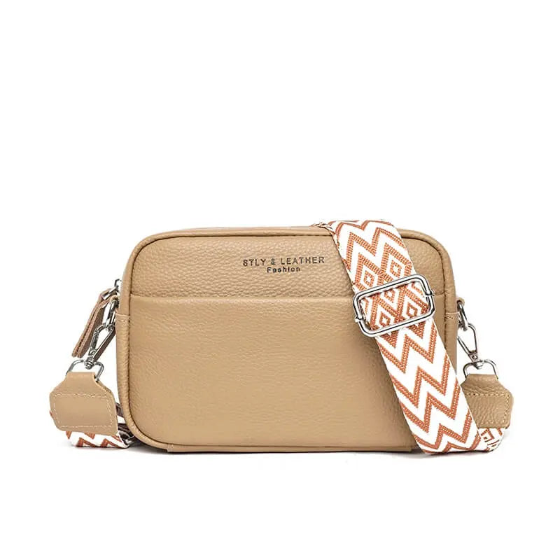 Stly & Leather - Damentasche-Dalson-Khaki-Dalson.ch
